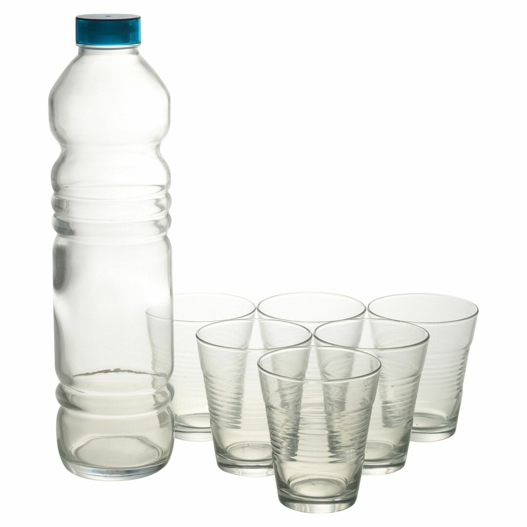7 Piece Glass Assorted Glassware Set 