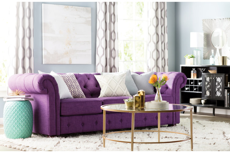 Experto básico Grafico 9 Colorful Living Room Ideas | Wayfair