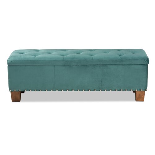 House of Hampton® Llewellyn Upholstered Storage Ottoman | Wayfair
