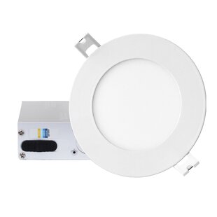 IC Rated 750 Lumens cETLus Listed 10W 5 Year Warranty ENERGY STAR Certified =75W Dimmable QPLUS 4 Inch Slim Panel Recessed LED Lighting / Down Light/ Ultra Thin Pot Light 50,000 Hours Life 24 Pack, 4000K Cool White