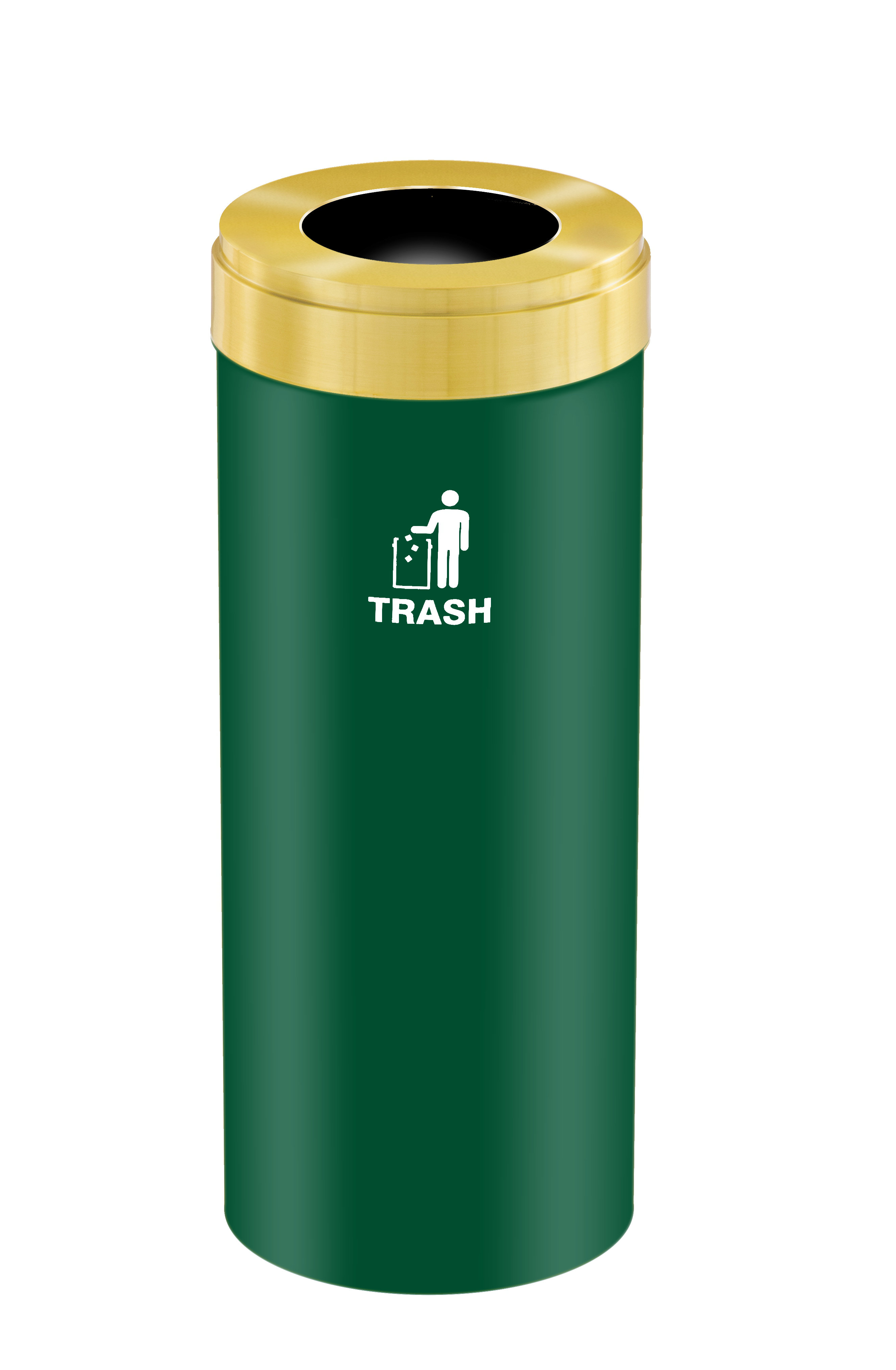 Glaro, Inc. Steel Open Trash Can Wayfair