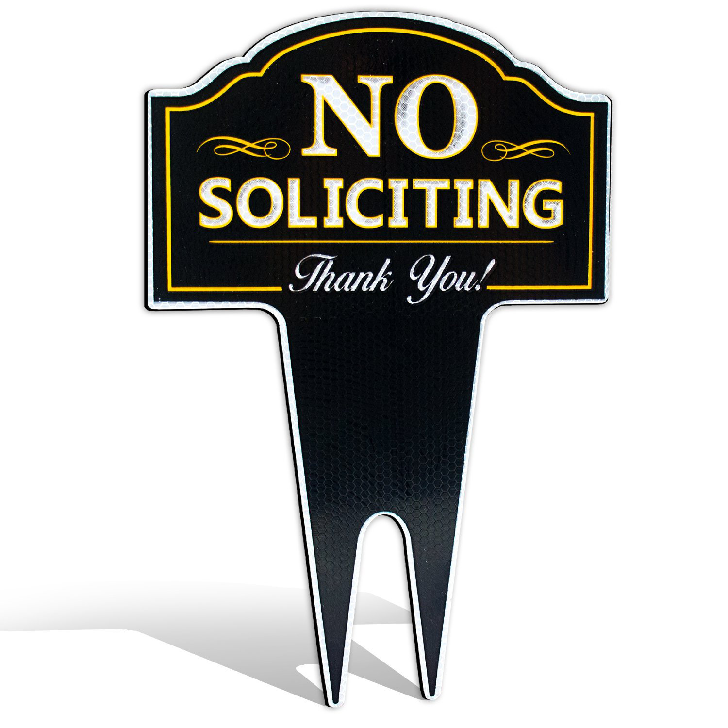 Bigtime Reflective No Soliciting Sign Wayfair bigtime-reflective-no-soliciting-sign-wayfair