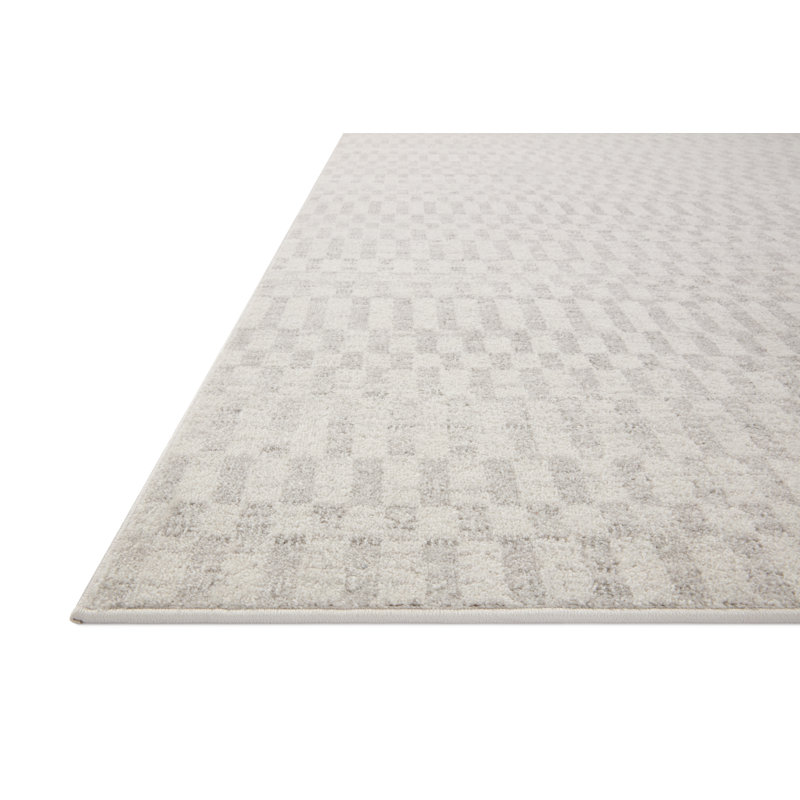 Foundry Select Ramsley Performance Ivory/Gray Rug | Wayfair