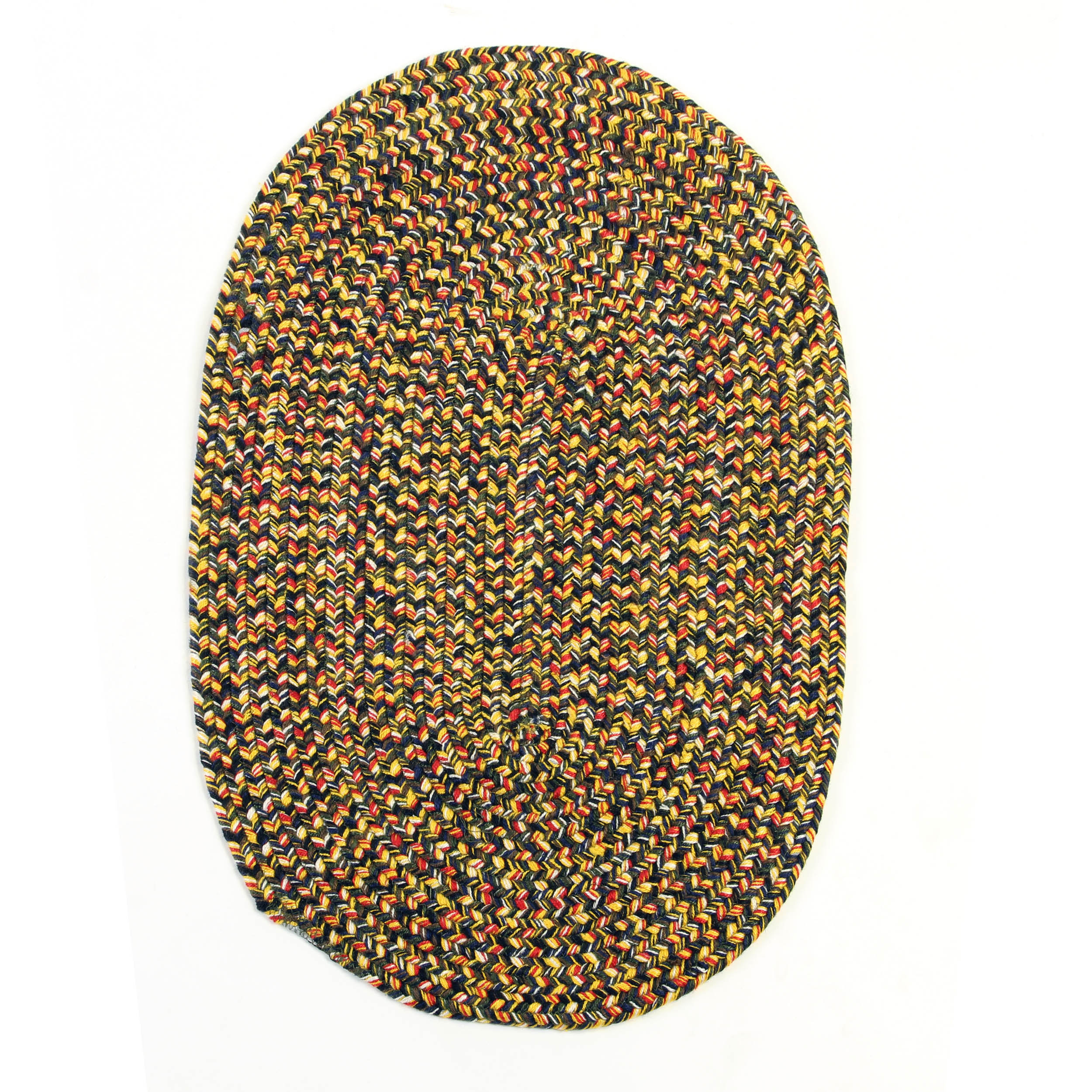 August Grove® Kilkenny Handmade Braided Black Indoor/Outdoor Rug Wayfair