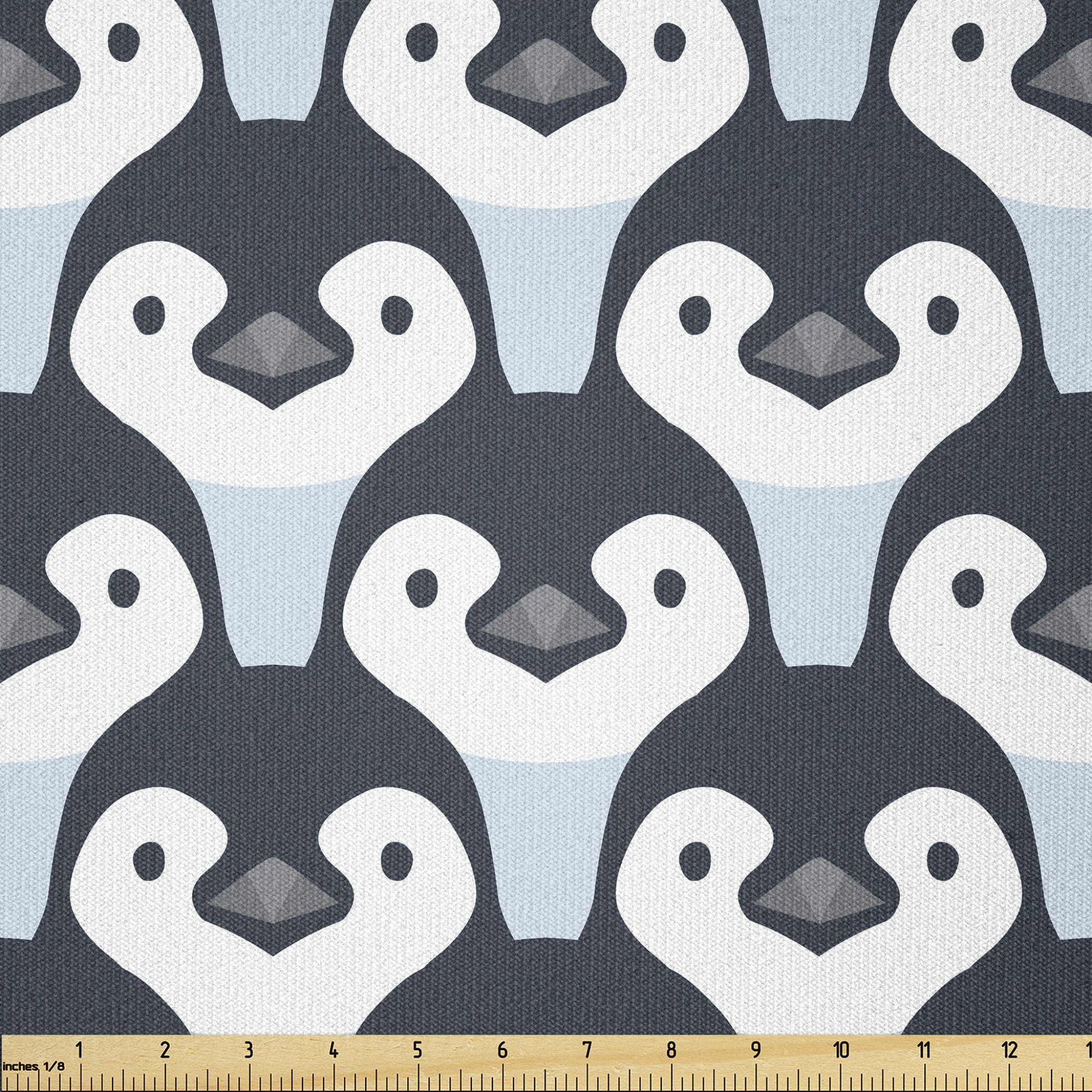 East Urban Home Penguin Fabric By The Yard, Animal Print Themed ...