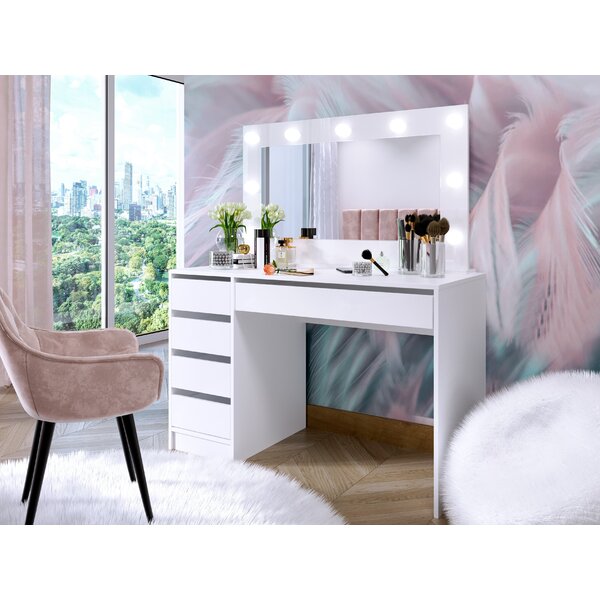 Aashna Dressing Table Mada with Mirror