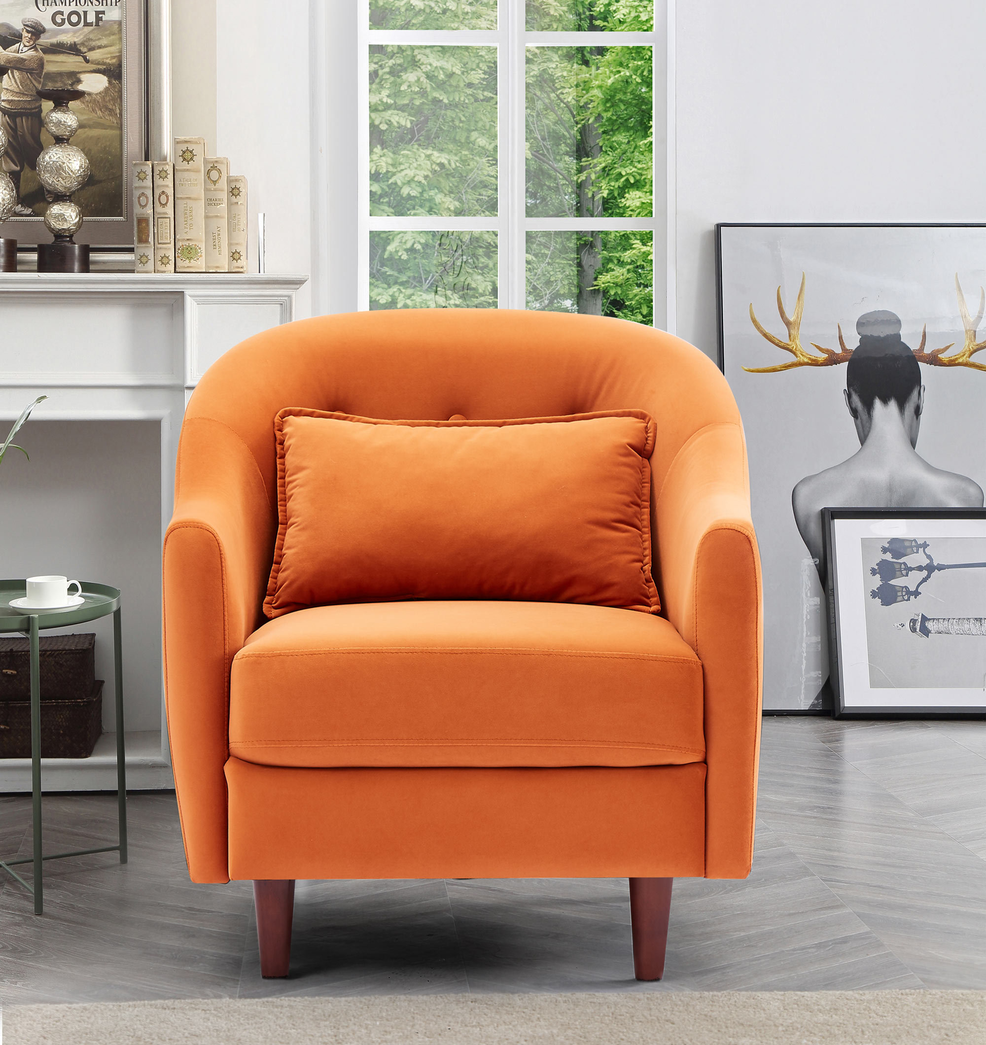 JTH Upholstered Armchair Wayfair