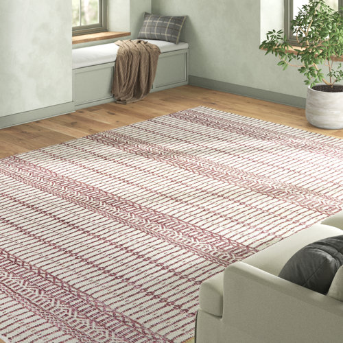 Birch Lane™ Danforth Performance Purple/Beige Rug & Reviews | Wayfair