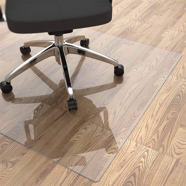 Phthalate and Odor Free Office Chair Mat for Hardwood Floor Multiple Sizes Available- 40 x 48 BPA Opaque Office Floor Mat