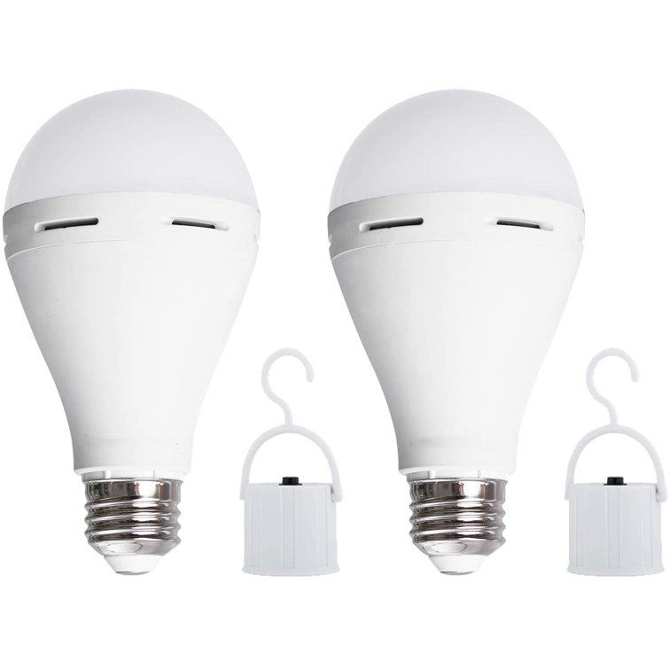 Emergency LED Light White 2-Lamp Blackout And Power Failure Portable Backup 