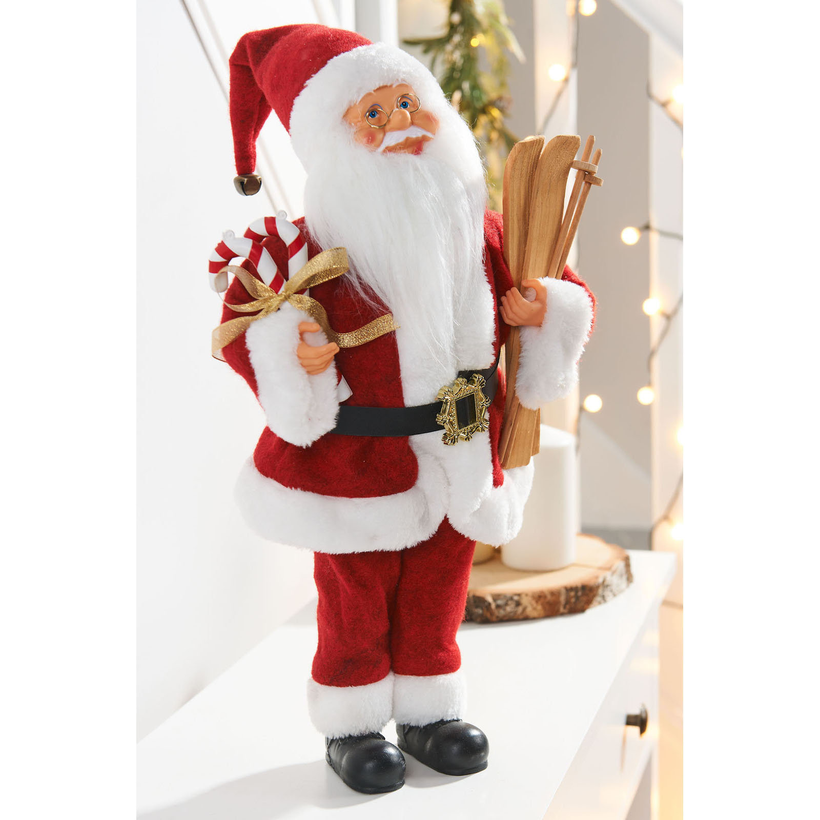 The Seasonal Aisle Animated Musical Santa Figurine Wayfair.co.uk