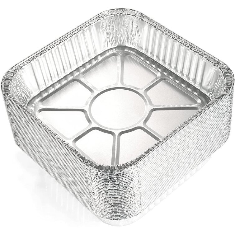 Non-Stick Steel 8x8 Square Baking Pan by Boxiki Kitchen. Durable