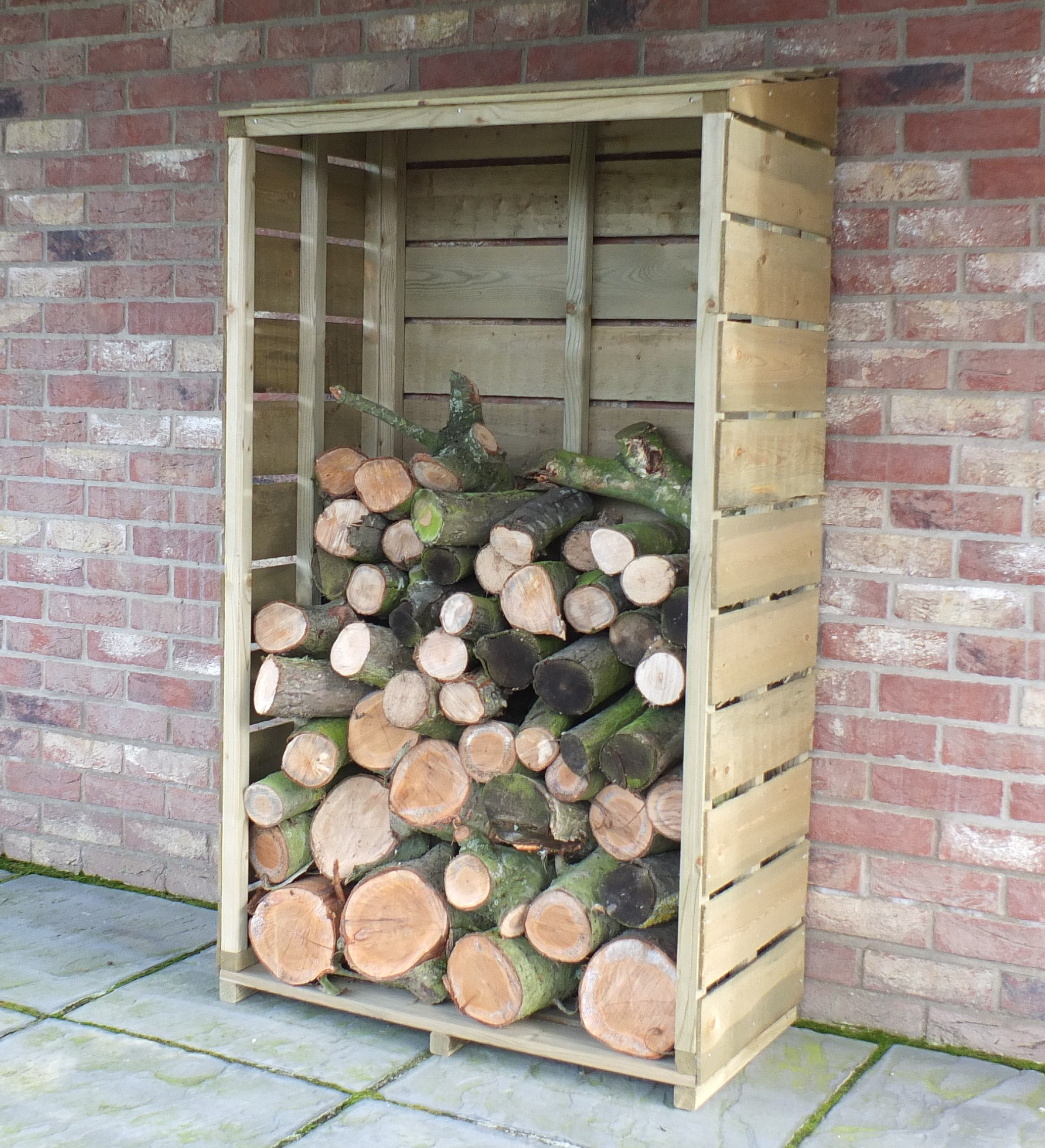 Shire Sheds 88Cm W x 44Cm D Solid Wood Log Store Wayfair.co.uk