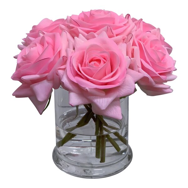 240 Mini Open Roses PINK Wedding Centerpieces Silk Bridal Flowers 