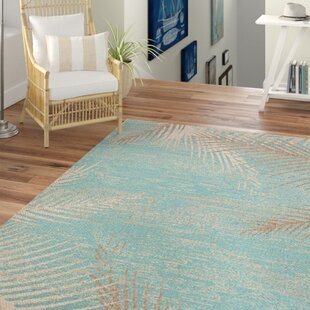 Aoonee Soft Coral Velvet Washable Area Rug 80x58in Tropical Leaves Simple Beach Print Non-Skid Carpet Home Decor for Bedroom Living Room