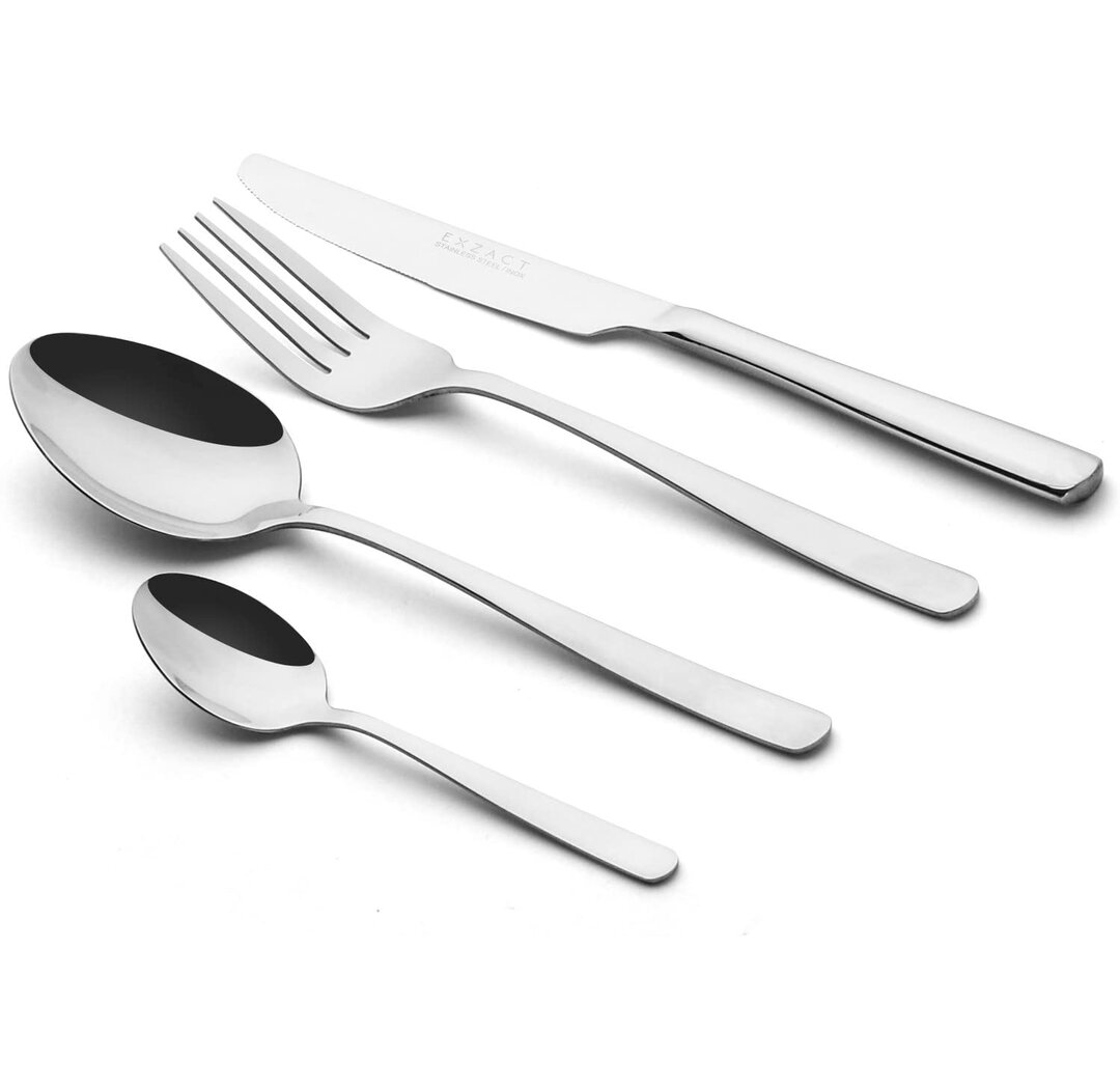 Cutlery 24 Piece Cutlery Set, Service for 6 gray