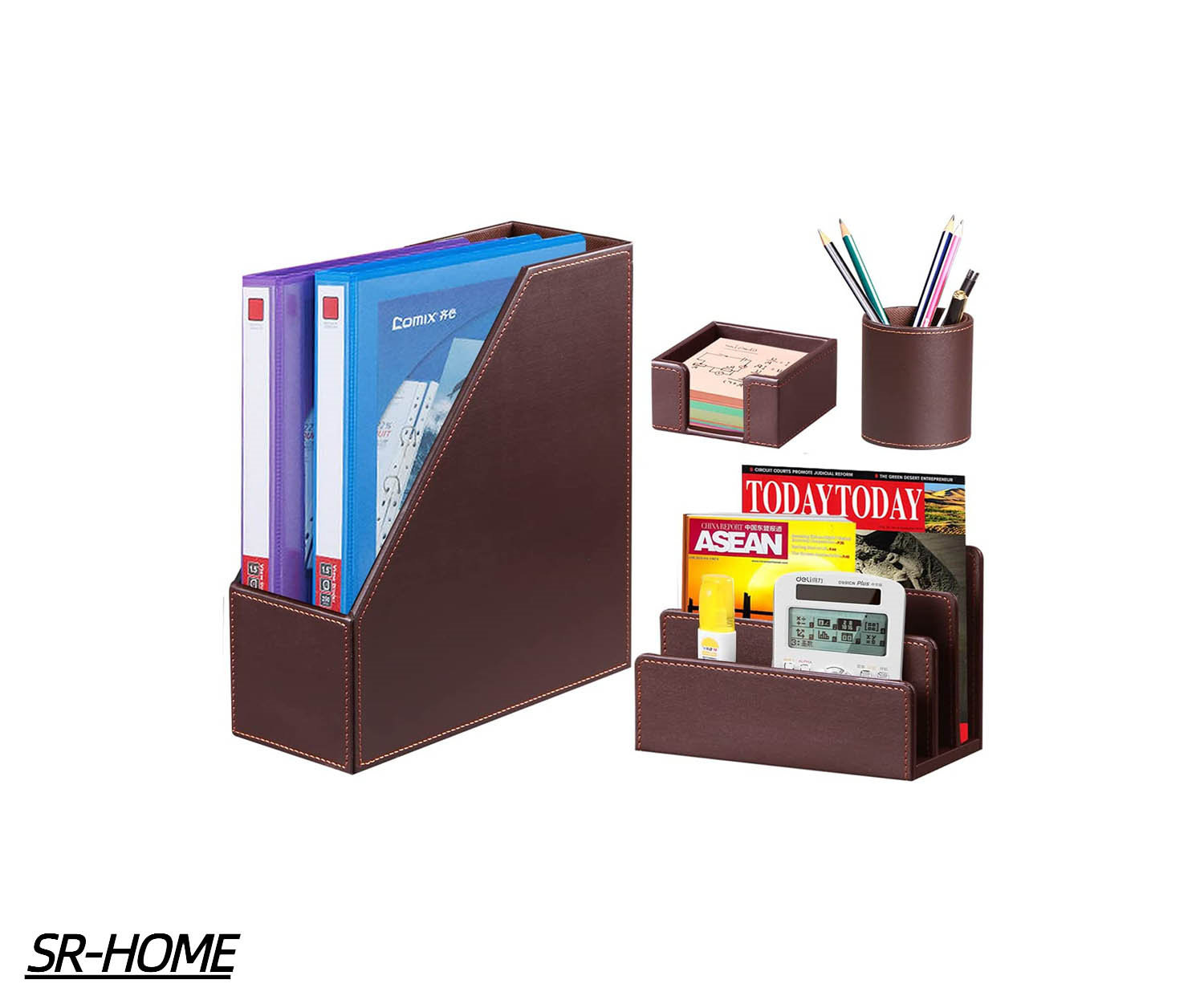 SRHOME 4 Piece Cute Desk Organizer Set Wayfair