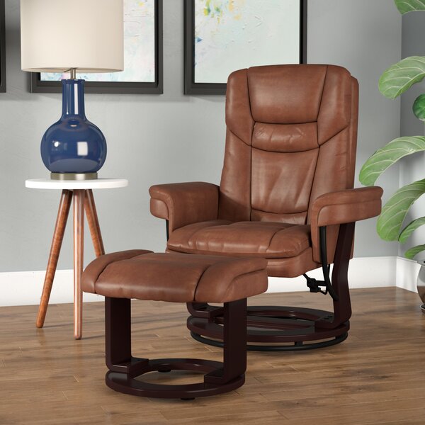 Details about   Classic Recliner Chair Sofa Armchair PU Leather Padded Seat w/Footrest Ottoman 
