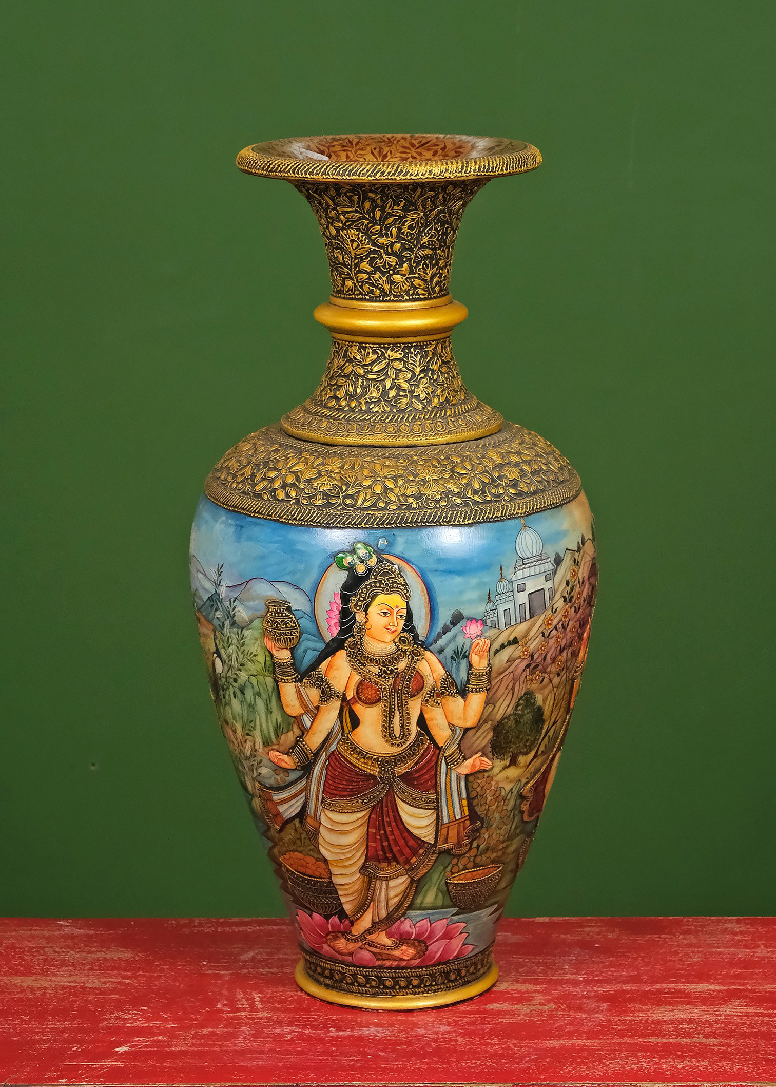 Exotic India Marble Floor Vase Wayfair