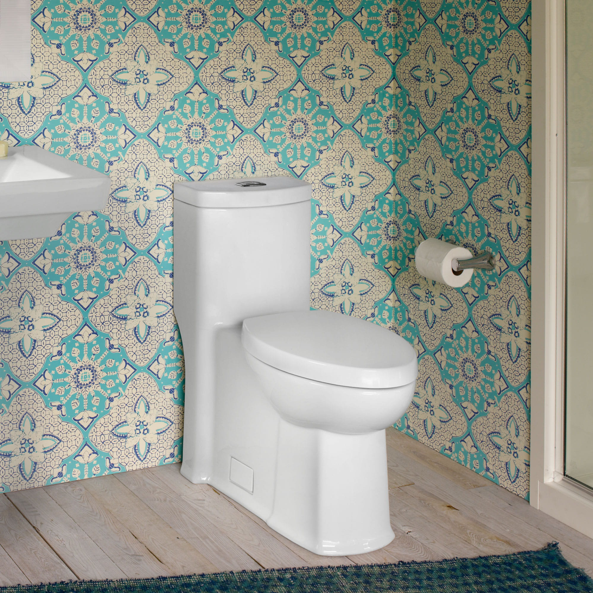 American Standard Boulevard DualFlush Elongated OnePiece Toilet (Seat