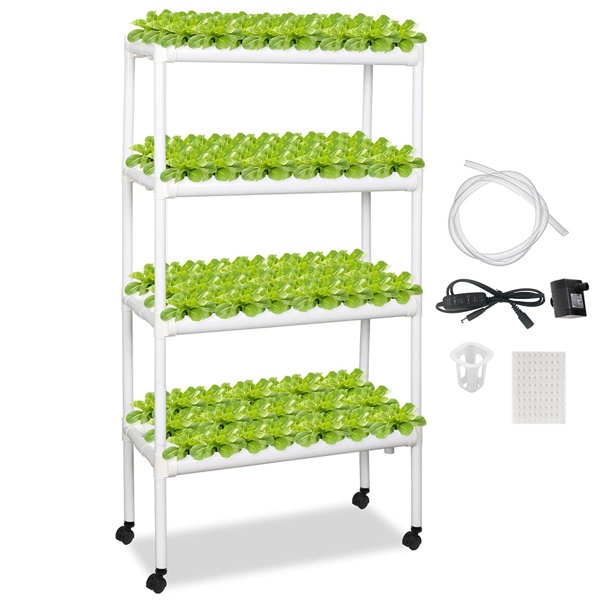 Hydroponic with Aeroponic 108 Plant Growing  System For Plants Herbs Flowers 