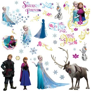 3 x great sizes OLAF FROZEN II great for any room WALL ART STICKERS 