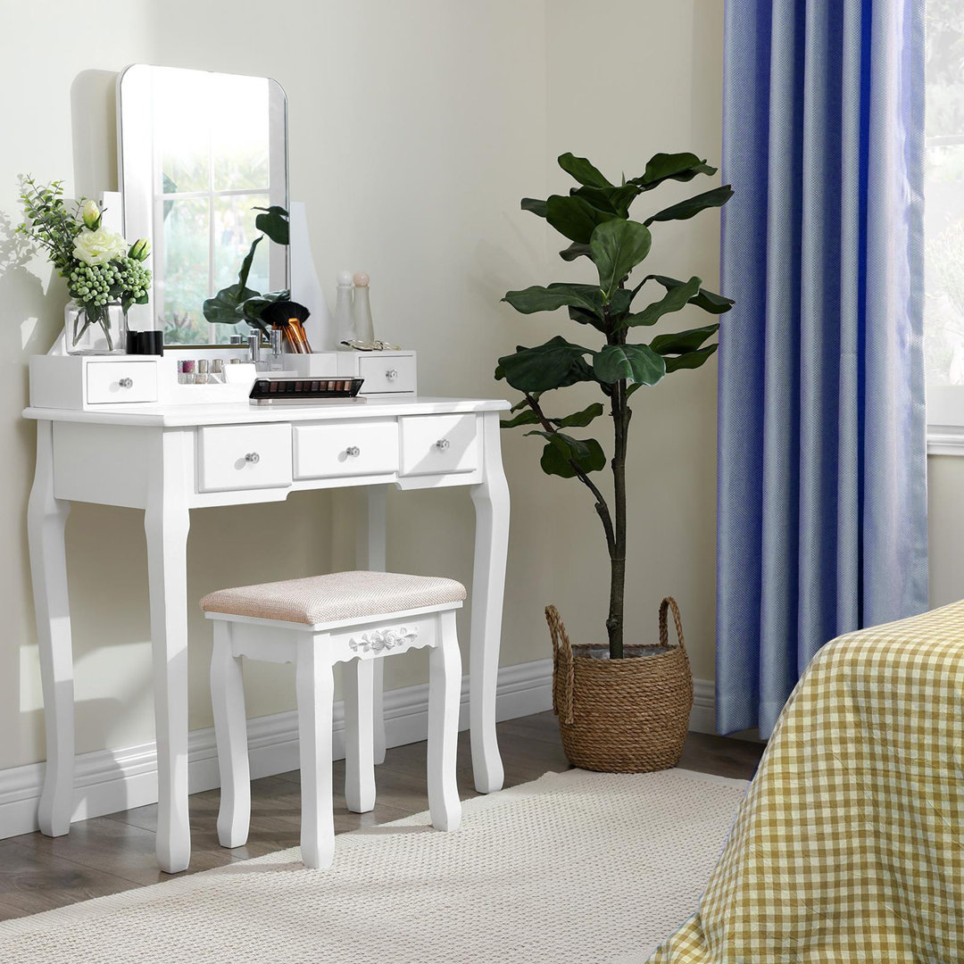 Rosalind Wheeler Schminktisch Errill mit Spiegel