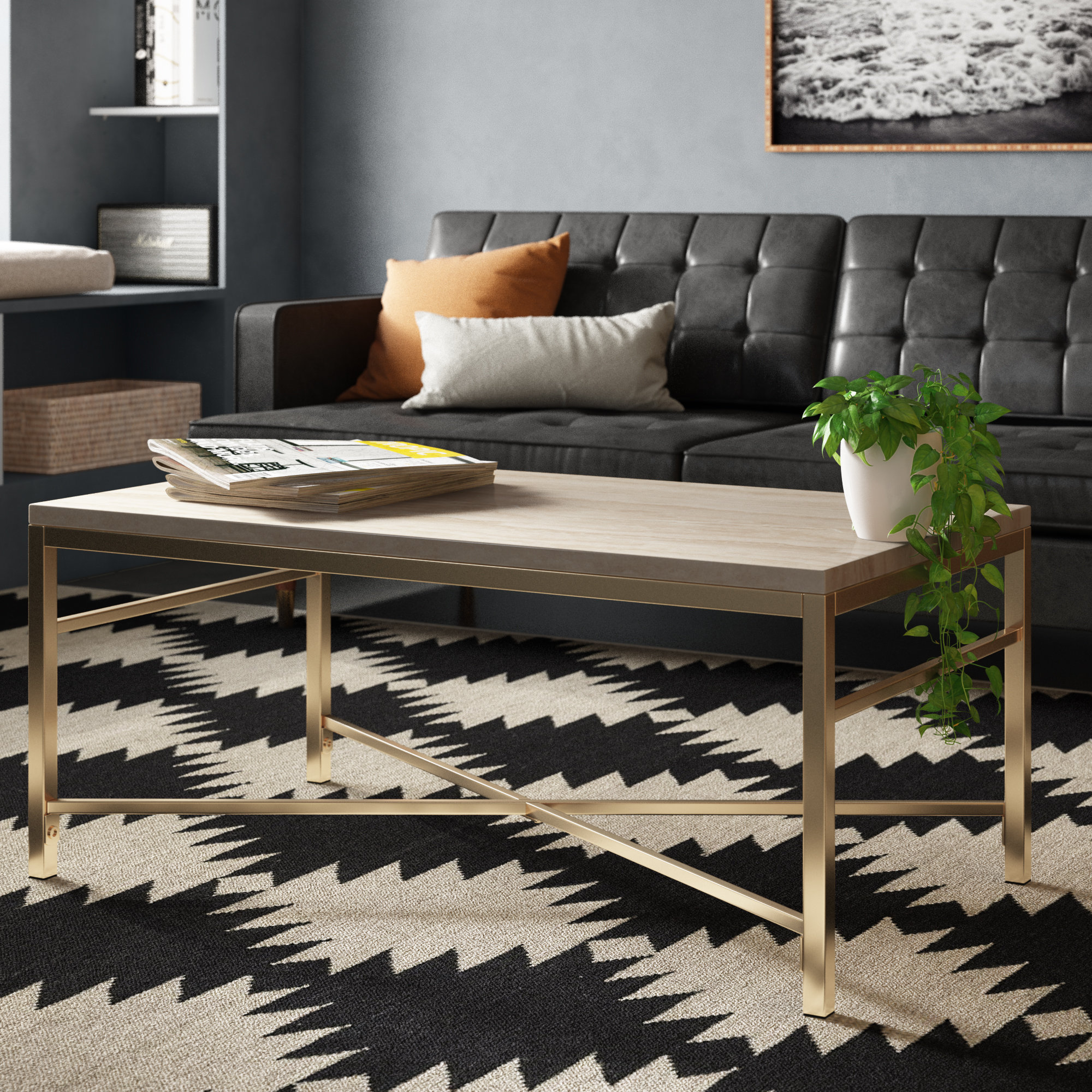 Ebern Designs Jordyne Coffee Table & Reviews | Wayfair
