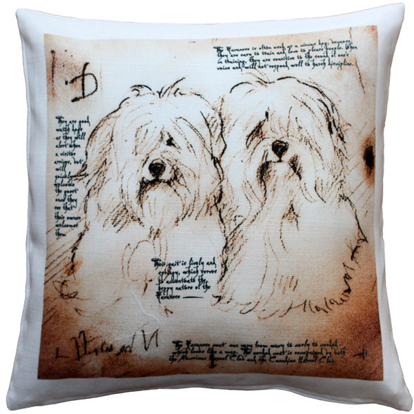 outdoor pillows with dogs