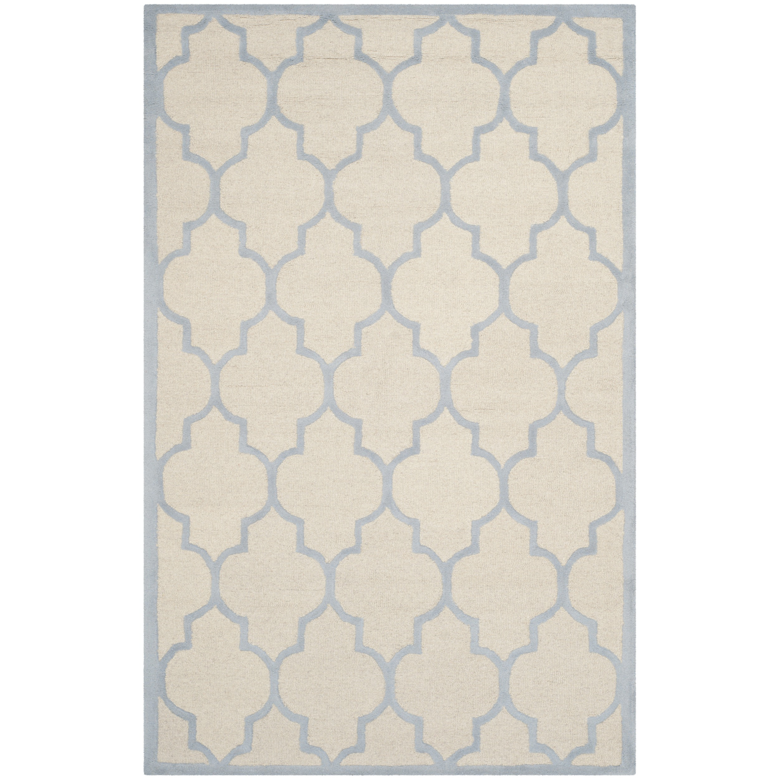 Wrought Studio Martins Ivory/Light Blue Area Rug Wayfair