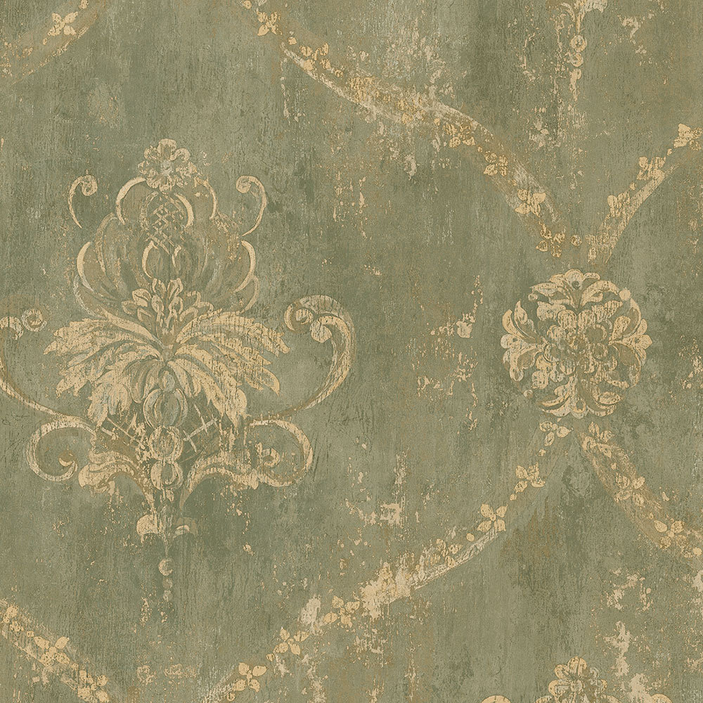 Lark Manor Apperson Damask Wallpaper & Reviews Wayfair