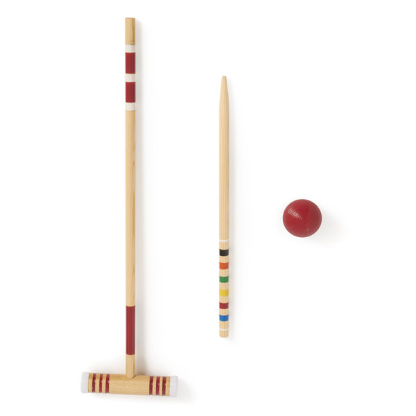Yard Games Yardgames Premium Outdoor Lawn Croquet Game Set W/ 6 Wood