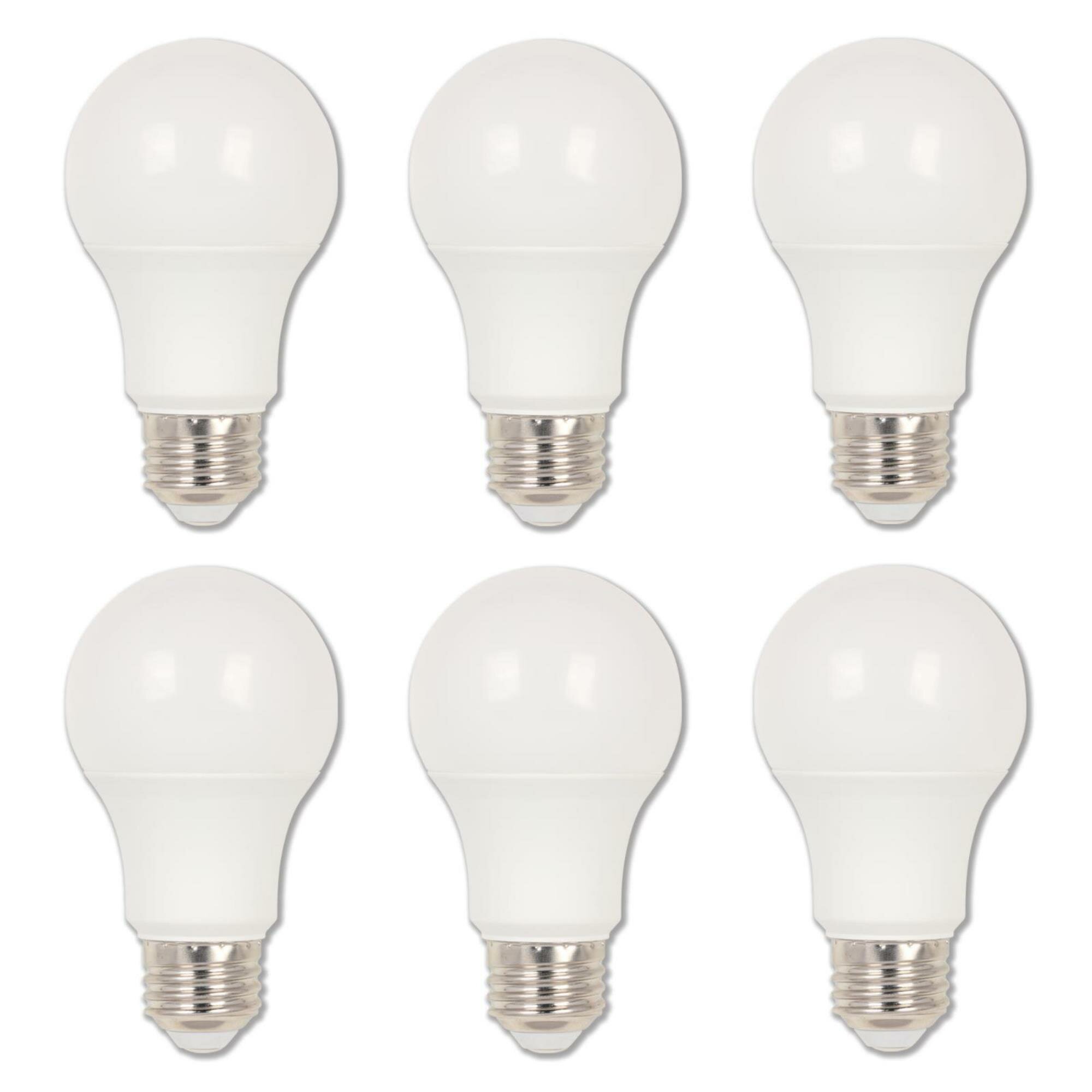 New GE 60-Watt Equivalent 9-Watt Daylight LED non dimmable Bulb A19 4 Pack 