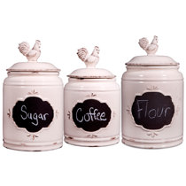 Wayfair | Cottage & Country Kitchen Canisters & Jars You'll ...
