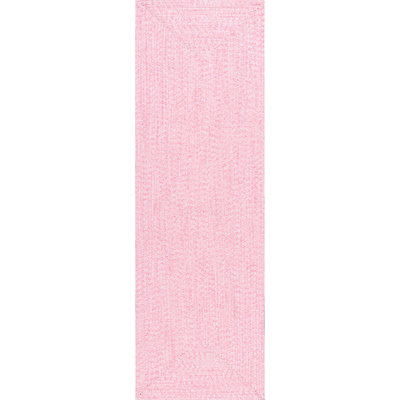 Gracie Oaks Evaristo Handmade Pink Indoor/Outdoor Rug & Reviews | Wayfair