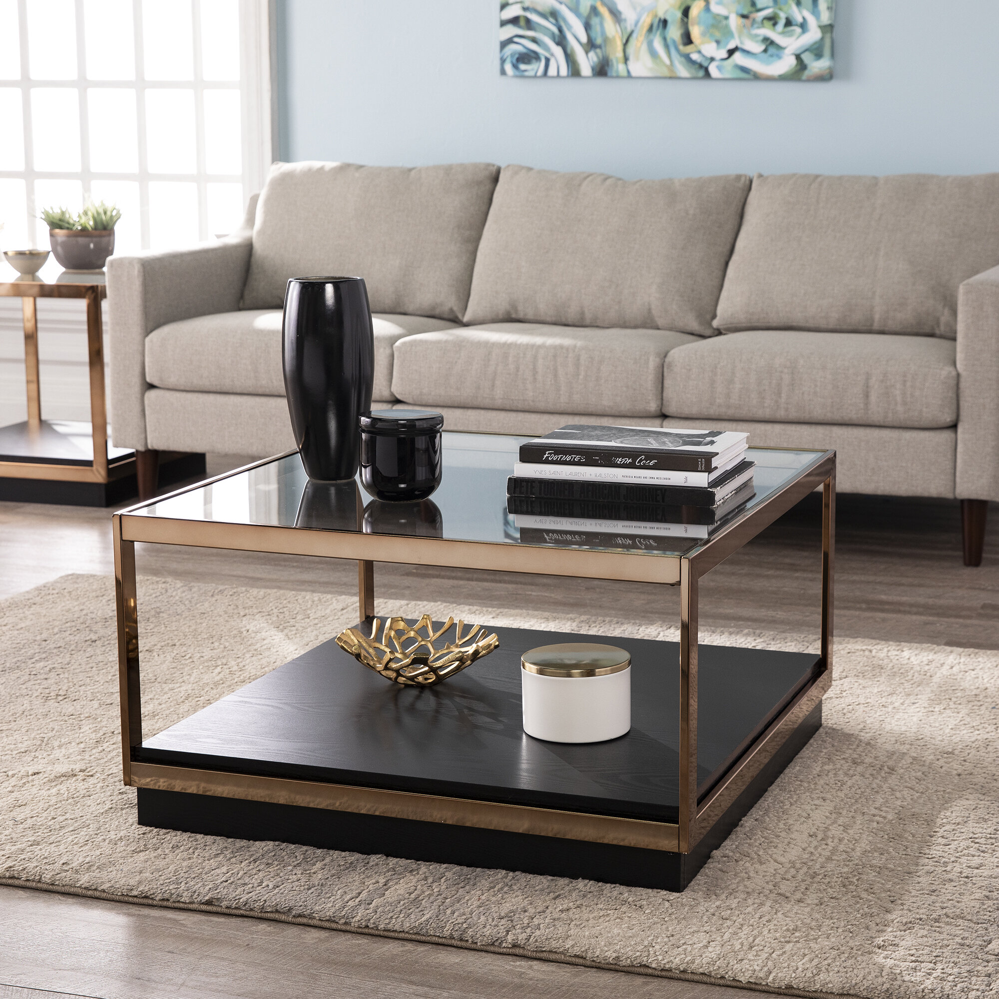 Coni Frame Coffee Table with Storage