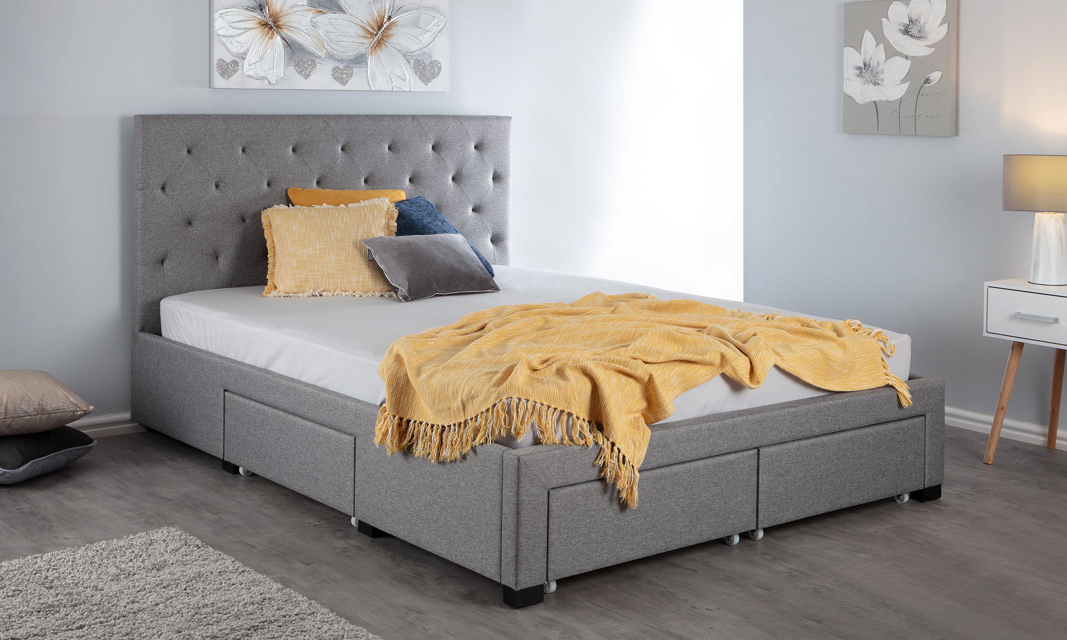 Brayden Studio Glenville Upholstered Storage Bed & Reviews Wayfair.co.uk