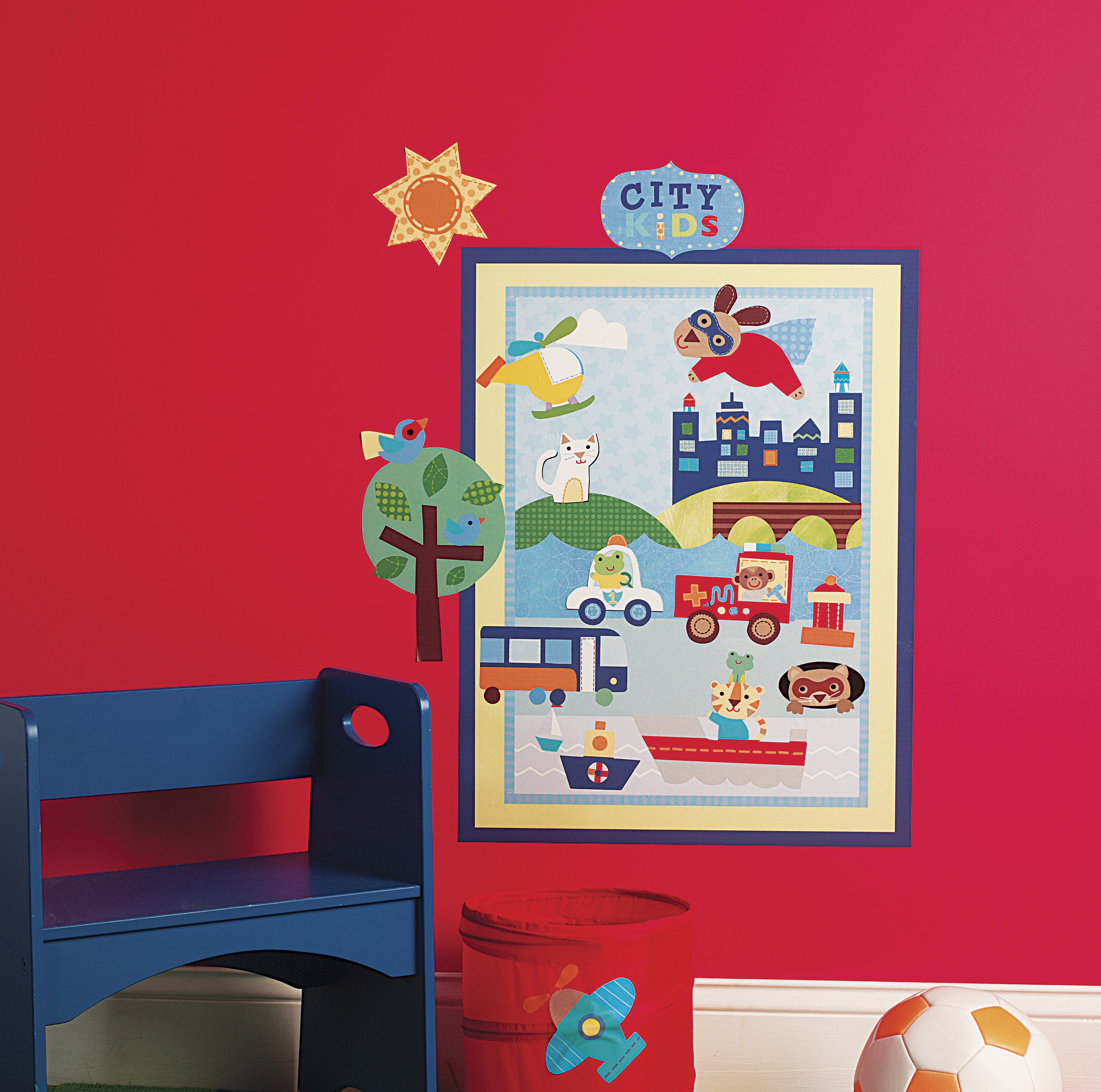 Wallies About Town Wall Decal Wayfair