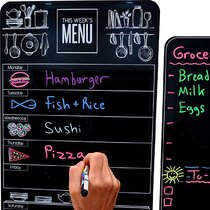 Cafes Restaurants Office Announcement Black Board Chalkboard Weekly Planner Meal Menu Board Shopping List Notice Board Message Boards Baby Drawing Boards for kitchen Room Decorations Outdoor Garden