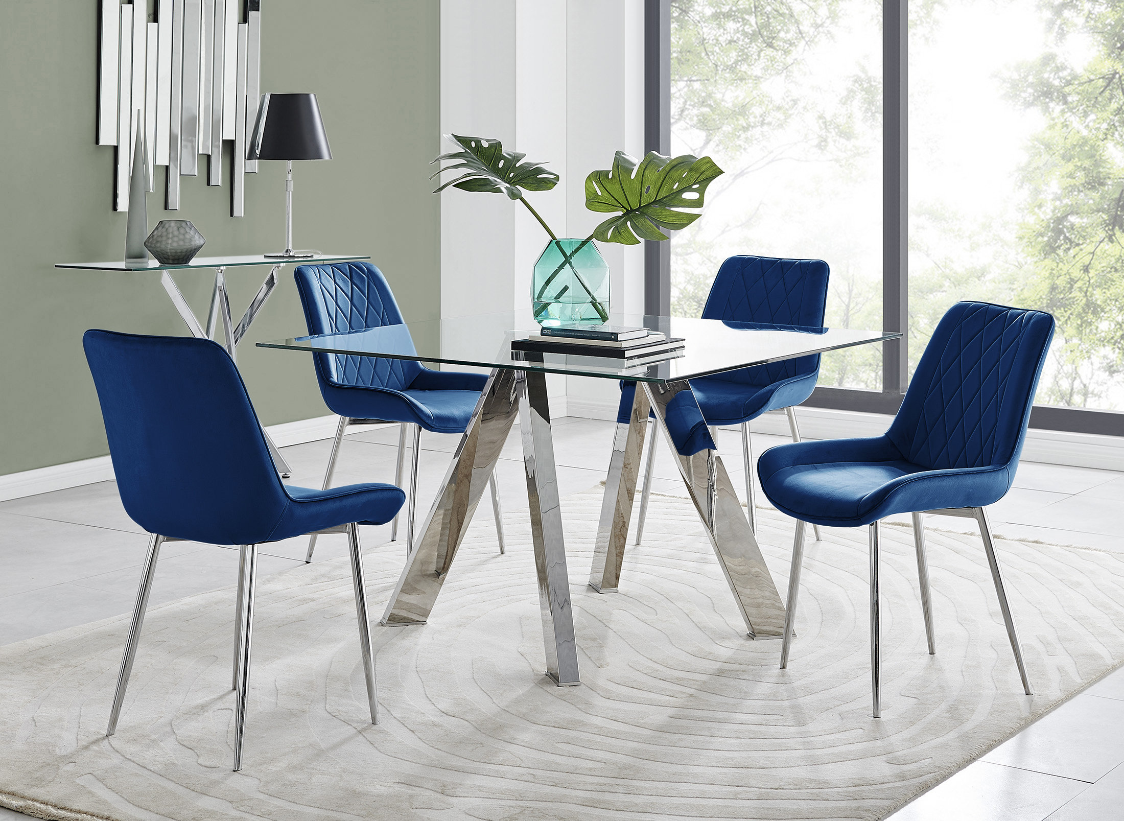 Fairmont Park Wartrace 4 Person Dining Set & Reviews Wayfair.co.uk