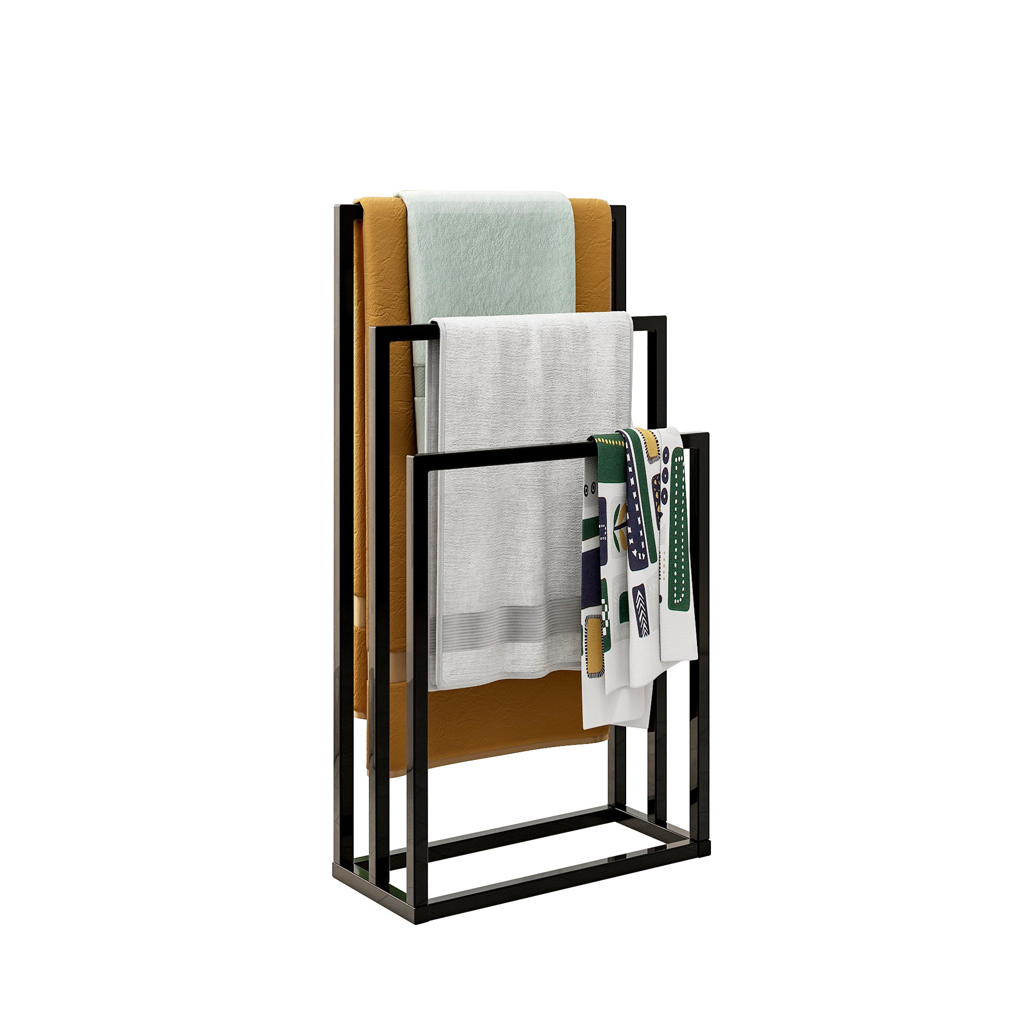 Ptsyz Free Standing Towel Rack & Reviews Wayfair