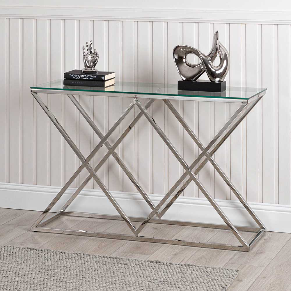 Etta Avenue Console Table for Hallway Living Room Furniture, 120cm Slim