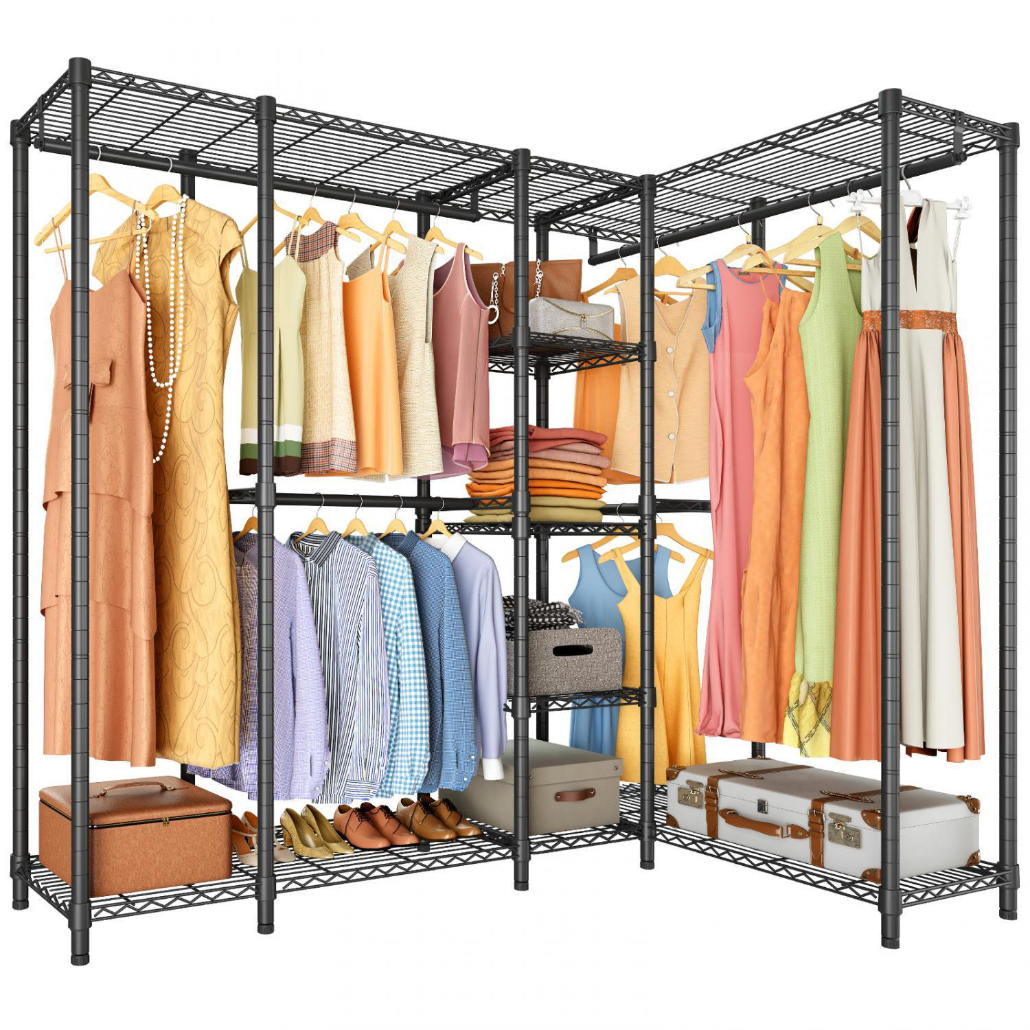 Rebrilliant Leannah 67.5'' Clothes Rack Wayfair