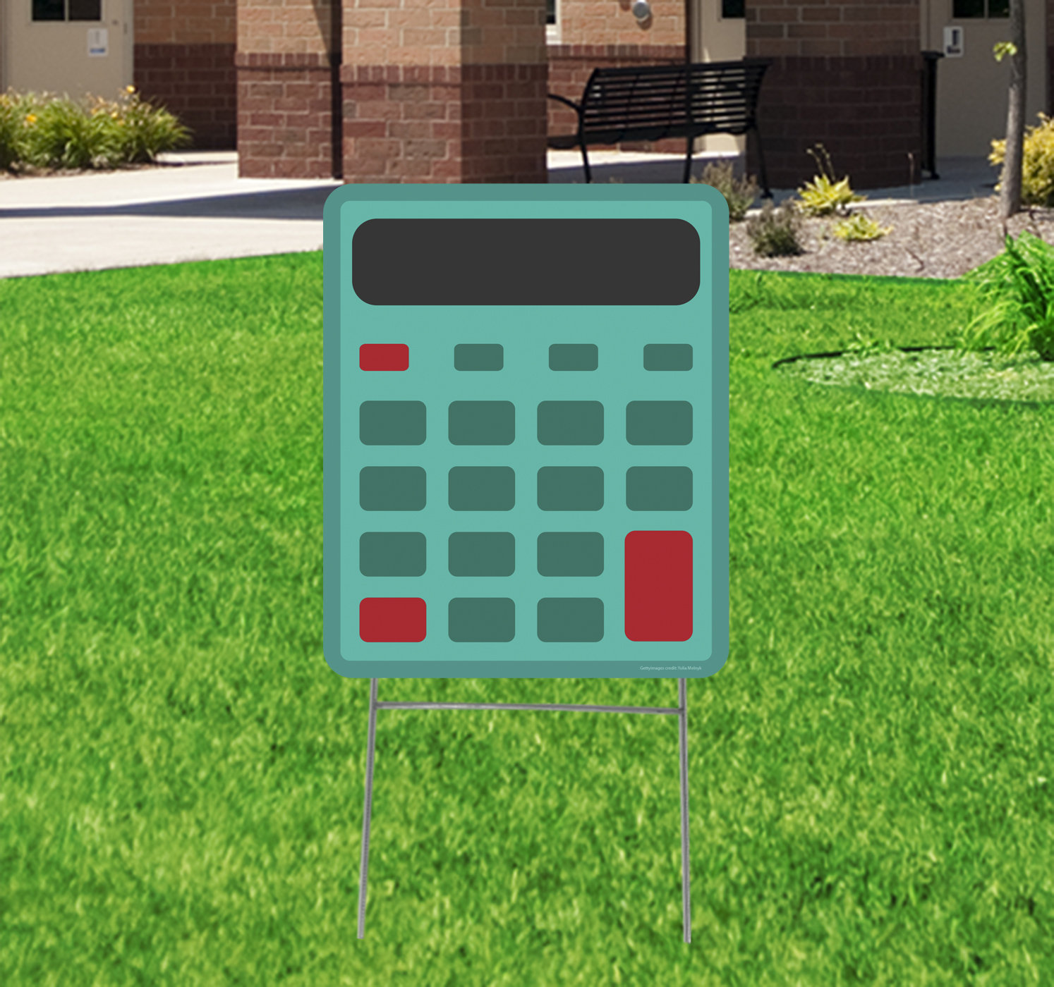 Trinx School Calculator Yard Garden Stake Wayfair