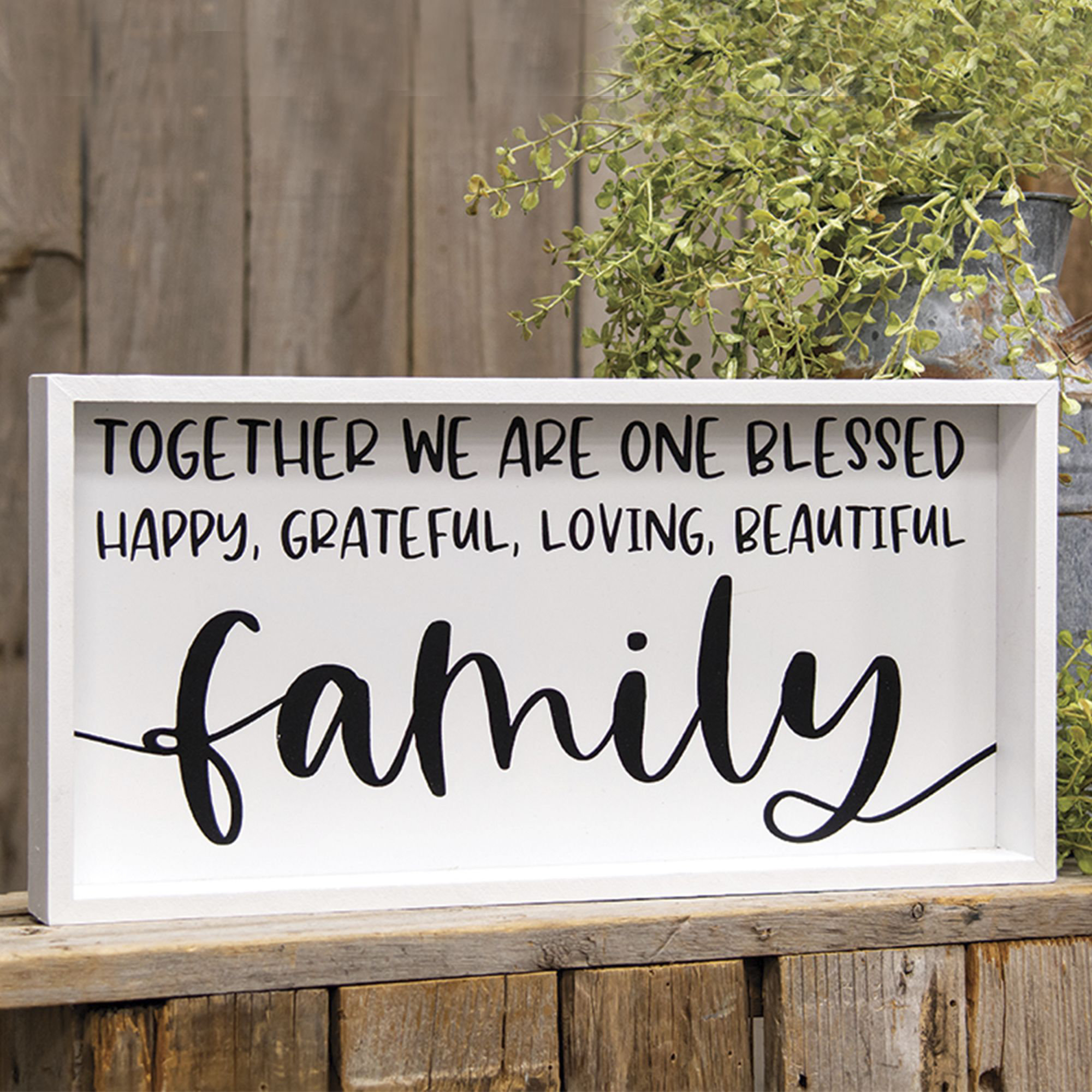 Gracie Oaks Together We Are One Blessed Family Wall Décor Wayfair