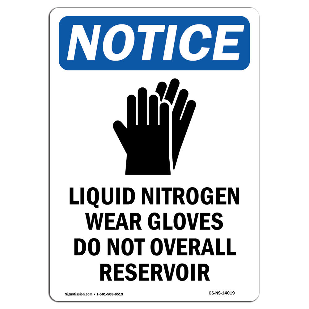 SignMission Liquid Nitrogen Wear Sign with Symbol Wayfair