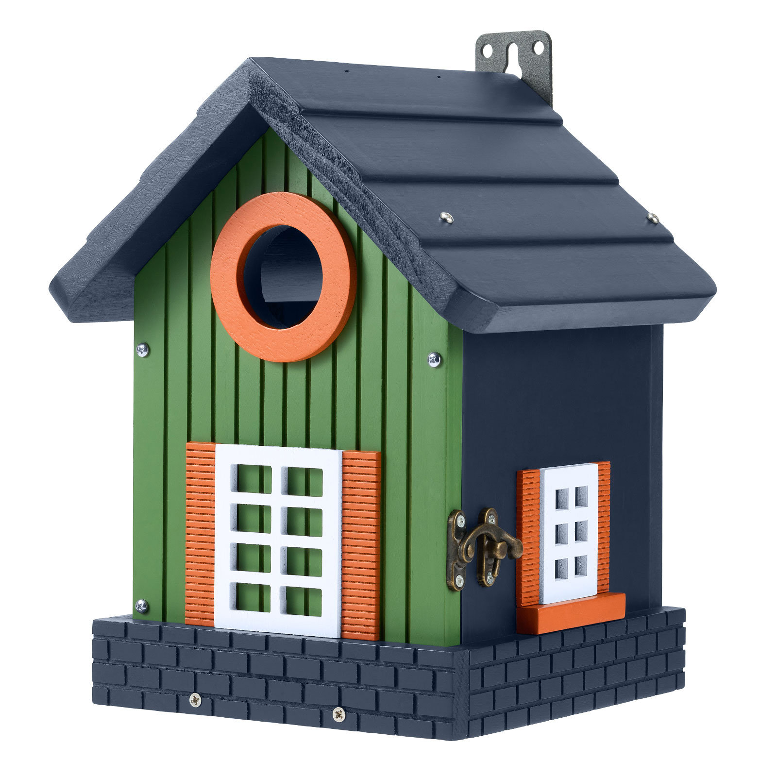 Kingsyard Bird House With Prdator Guard, Colorful Birdhouse For