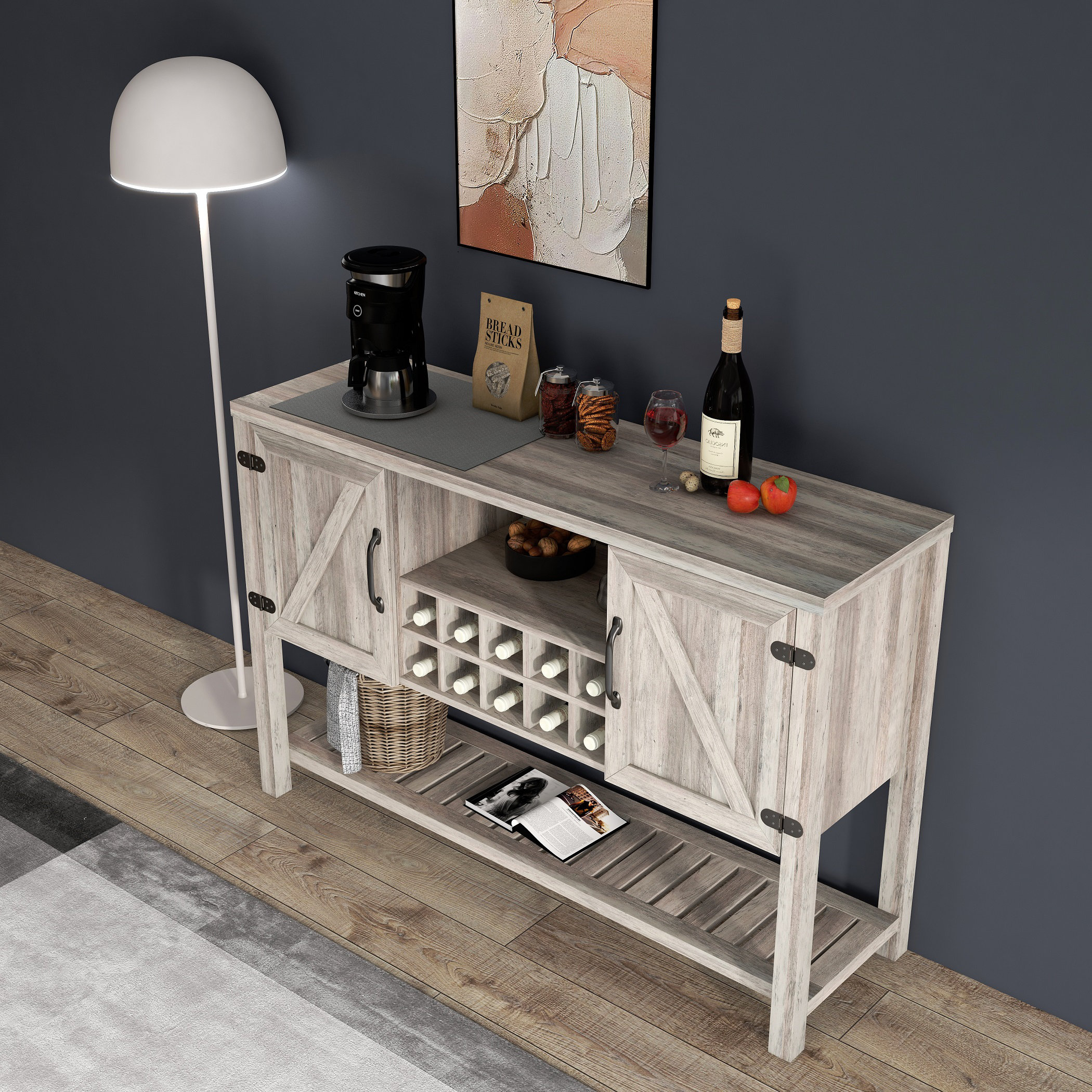 Gracie Oaks Ralana 51.97'' Wide Buffet Table Wayfair