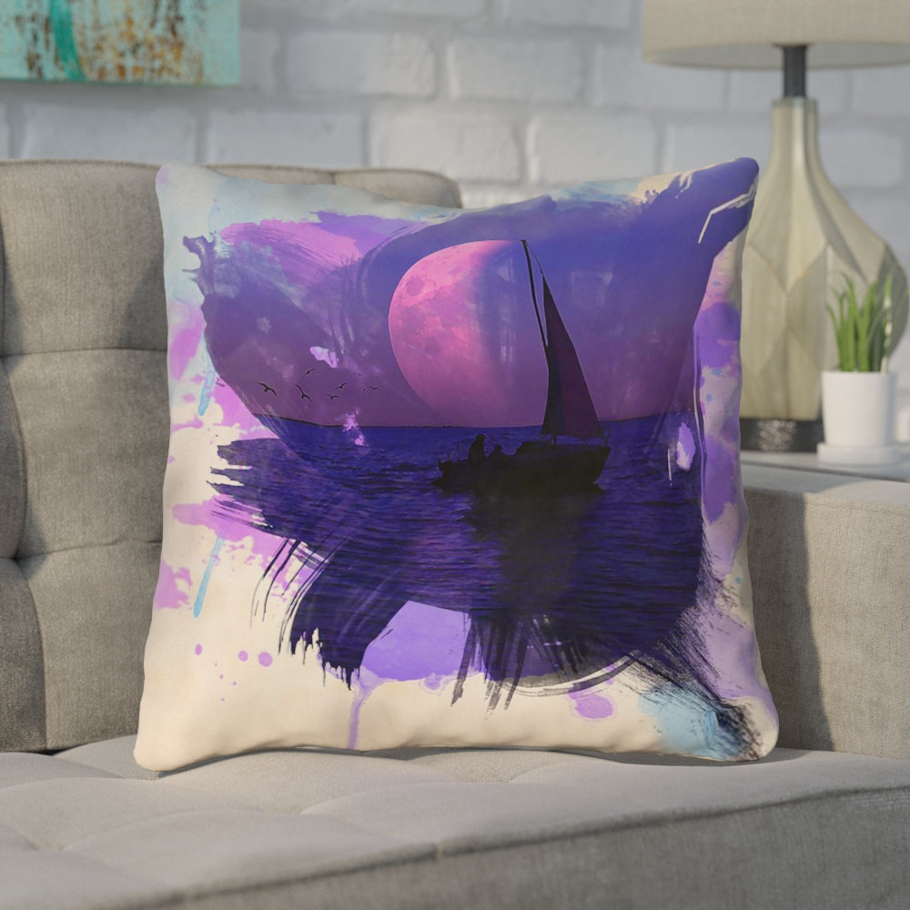 wayfair purple throw pillows