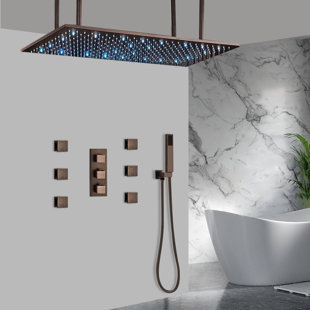 Diaema Pressure Balanced Complete Shower System with Rough-in Valve